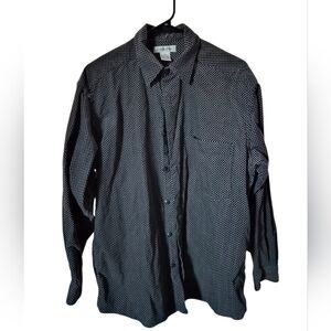 Claiborne Men's Monochrome Checkered Shirt